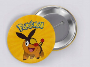 Przypinka button 58 mm POKEMON GO ASH - TEPIG
