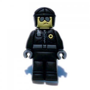 Przypinka broszka gumowa LEGO