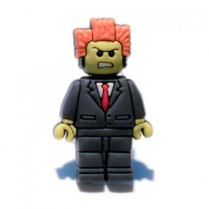 Przypinka broszka gumowa LEGO