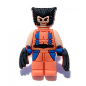 Przypinka broszka gumowa LEGO AVENGERS - WOLVERINE