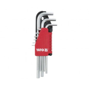 Klucze Hex 9cz.1,5-10mm Dlugie Crv