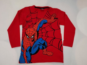 Bluzka z długim rękawem SPIDER-MAN 122/1286 7-8lat czerwona