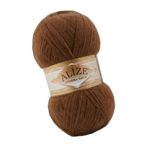 Włóczka Alize Angora Gold - 466 Jasny Brązowy