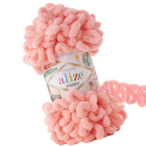 Włóczka Alize Puffy - 529 Brzoskwiniowy