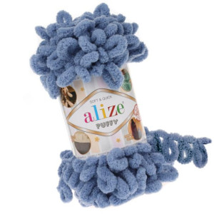 Włóczka Alize Puffy - 374 Stalowy