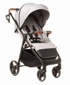 Wózek spacerowy STINGER XXIII 4Baby melange light grey