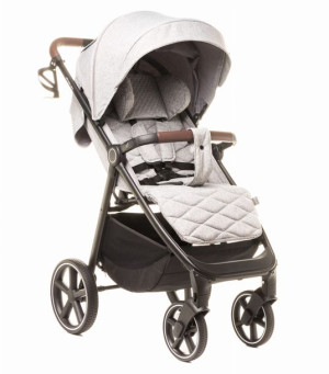 Wózek spacerowy STINGER PRO 4Baby melange light grey