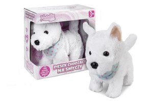 Piesek Interaktywny Chodzący Na Smyczy Husky Chodz