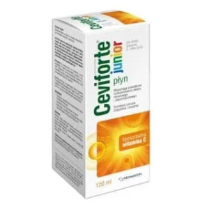 Ceviforte Junior, liposomalna witamina C dla dzieci powyżej 3 roku, 120 ml