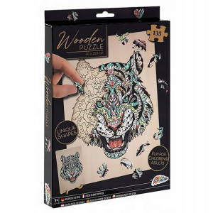 EKO PUZZLE DREWNIANE 132 el STOJAK certyfikat FSC
