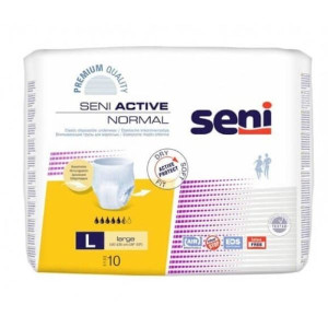 Seni Active Normal, majtki chłonne, L, 10 szt.