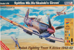 Samolot Do Sklejania Spitfire Mkixc + Farby + Klej