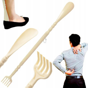 Drapaczka Do Pleców Łyżka Do Butów Masażer 2w1