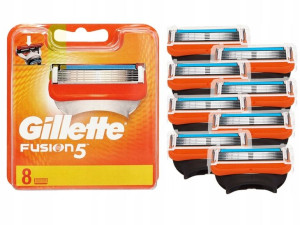 Wkłady do maszynki GILLETTE FUSION 5 // 8 OSTRZY