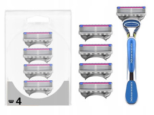 Noże Gillette Fusion Power Grey/pin X4+aloa+handle