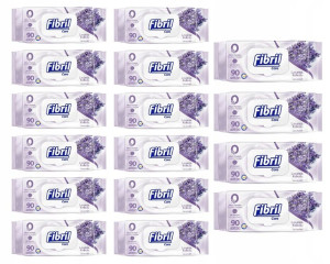 Chusteczki Nawilżane O Zapachu Lavendy 16x 90szt.
