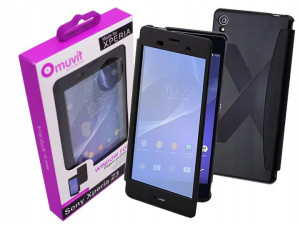 Etui Pokrowiec Muvit Folio Sony Cover Xperia Z3