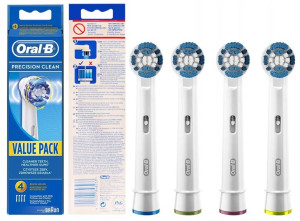Oryginalne Końcówki Oral-b Precision Clean 4 Szt