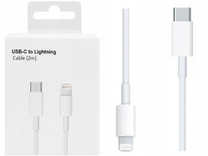 Oryginalny kabel do IPHONE LIGHTNING USB-C 2m X 12