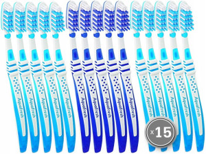 Aquafresh FLEX MEDIUM SET 15x szczoteczka do zębów