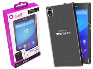 Etui Pokrowiec Clear Back Muvit Sony Xperia Z5