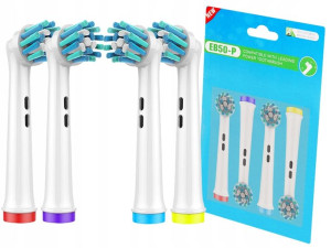 4 Szt. Końcówki Eb50 Cross Action Do Oral-b Braun