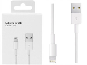 Oryginalny kabel do IPHONE LIGHTNING 1m 6 7 8 SE X