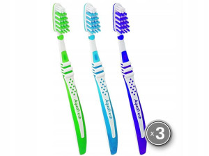 Aquafresh Flex Medium 3x Szczoteczka Do Zębów In