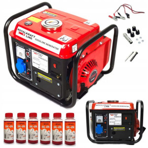 Agregat Prądotwórczy 1500w 2km 230v + Gratis Oleje