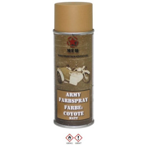 Lakier wojskowy w spray COYOTE TAN matowy