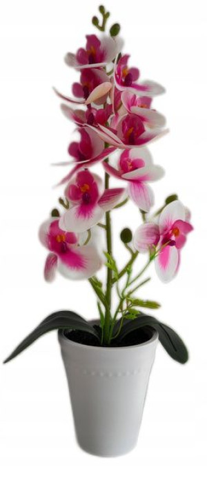 Kwiaty Sztuczne Storczyk W Doniczce Orchidea