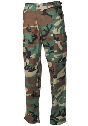 Spodnie bojówki US Wzmacniane woodland S-3XL XL