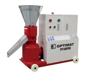 Peleciarka granulator z obudową 3kW 100kg/h 119mm PP100PRO OPTIMAT