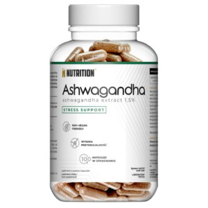 Ashwagandha 590mg Witanolidy 8,85mg Ekstrakt Z Korzenia 1,5%