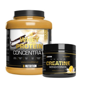 Odżywka Białkowa 1000g Creatine Monohydrate 500g SUPER ZESTAW