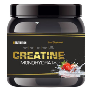 Creatine Monohydrate 500g Kreatyna Czysta SIła Truskawka