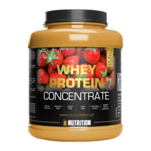 N-Nutrition Whey Protein Koncentrat Białko 1000g TRUSKAWKA 33 PORCJE