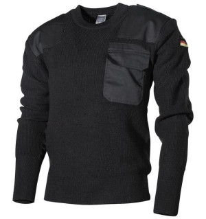 Sweter wojskowy BW czarny 50
