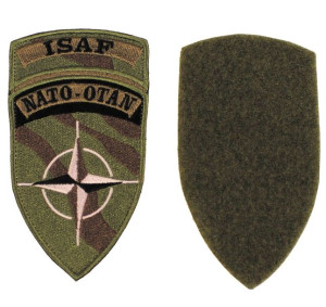 Naszywka na rzep, "ISAF"  NATO-OTAN, nowa.
