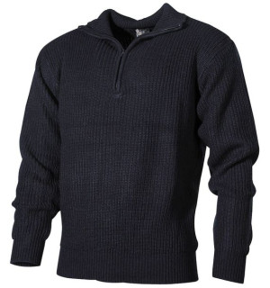 Sweter "Troyer" niebieski S