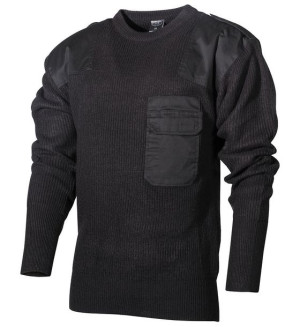 Sweter BW wojskowy czarny długi 50
