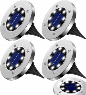 4x Lampka Ogrodowa LED SOLARNA DOGRUNTOWA Wbijana