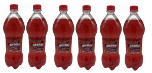 6x Dodoni napój niegazowany truskawka-ow. leśne 950ml