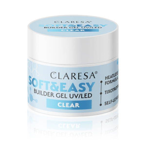 CLARESA Żel Budujący SOFT&EASY Clear 90g