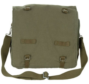 Duża torba BW na ramię oliwkowa stonewashed