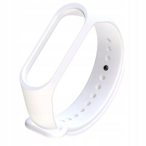 Silikonowy Pasek Do Mi Band 3 4 Opaska Biały