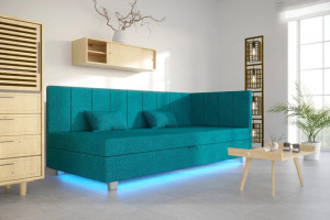Tapczan jednoosobowy Paula Pro Led 100cm