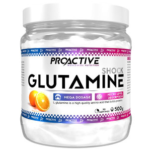 ProActive Glutamine AMINOKWAS GLUTAMINA 500g POMARAŃCZA