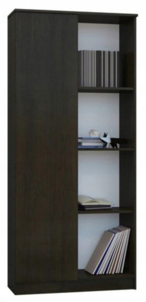 Regał biurowy szafka 80cm BB-5 WENGE