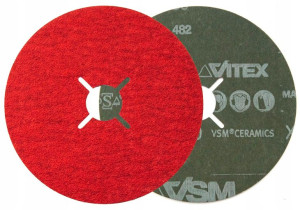 Dysk fibrowy ceramiczny VSM 125mm P80 50 sztuk